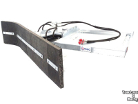 Rabot caoutchouc Qmac 210 HYDR SCHUIN + HOEK LEPELINSTEEK