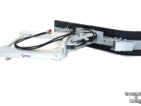 Rabot caoutchouc Qmac 210 HYDR SCHUIN + HOEK LEPELINSTEEK
