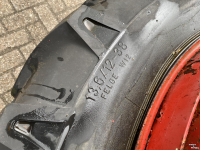Roues, Pneus, Jantes, Barillets Jumelage  Dubbellucht 13.6-12R38