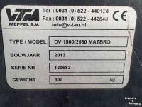 Godets chargeur VTM Volumebak / Grondbak / Laadbak 3.30 m3