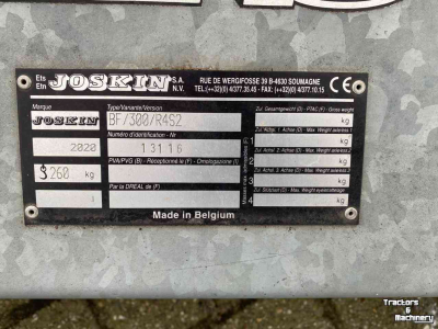 Aérateur de prairie Joskin BF300R4S2