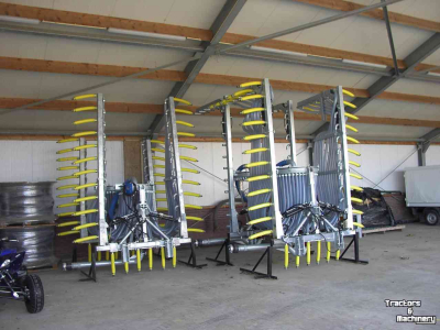 Distributeur à tuyau flexible trainé De With Sleepslang bemester