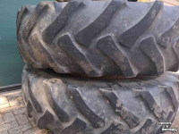 Roues, Pneus, Jantes, Barillets Jumelage Good Year 18.4R38 dubbellucht dubbele montage kuilbanden kuilwielen dubbelwiel dubbelband dubbelset m