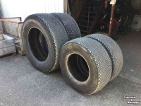 Roues, Pneus, Jantes, Barillets Jumelage BKT 360/70-20 en 420/70-30