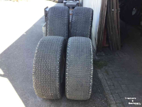 Roues, Pneus, Jantes, Barillets Jumelage BKT 360/70-20 en 420/70-30