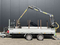 Remorque automobile jusqu’ à 3500 Kg  Aanhangwagen met bosbouwkraan