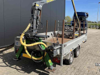 Remorque automobile jusqu’ à 3500 Kg  Aanhangwagen met bosbouwkraan