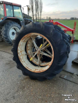 Roues, Pneus, Jantes, Barillets Jumelage Molcon 13.6R38 5 ster Molcon dubbellucht