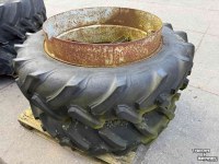 Roues, Pneus, Jantes, Barillets Jumelage  Dubbellucht 13.6 R38 spindel