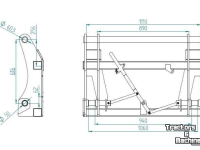 Adaptateur Qmac MERKADAPTER BLANCO - VOLVO L50T/M90