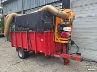 Benne agricole  Zuigwagen kiepwagen met Votex zuigunit bladzuiger zuiger vuilopzuiger mestzuiger