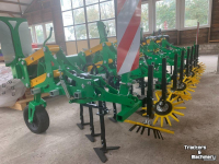 Cultivateur  Maintech Schoffelbalk met compleet paralellogram en toebehoren vingerweeder - weeder - greencam - korstenbreker -
