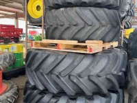 Roues, Pneus, Jantes, Barillets Jumelage Bridgestone 650/85R38 + 600/70R28 VT