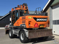 Pelles sur pneus Doosan DX140w-5