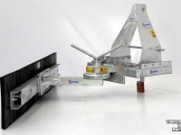 Autres matériel et accessoires de transport et industriels Qmac Modulo rubberschuif vloerschuif 180cm met lepelinsteek