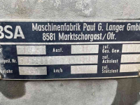 Tonneau de lisier BSA BSA Duport mesttank 8 kuub mestverwerking