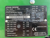 Ensileuse automotrice John Deere 8400 I Prodrive  40 KM hakselaar Kemper JD 639