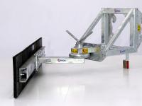 Rabot caoutchouc Qmac Modulaire schuifbalk met canvas rubbermat