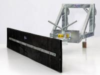 Rabot caoutchouc Qmac Modulaire schuifbalk met canvas rubbermat