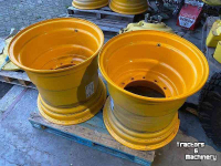 Roues, Pneus, Jantes, Barillets Jumelage JCB 25x26 velgen
