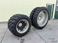Roues, Pneus, Jantes, Barillets Jumelage Michelin 270/95R48 & 12.4R28 cultuurwiel set