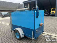 Moteur / Pompe stationair  onderstel geluid gedempt , MWM 3 cilinder