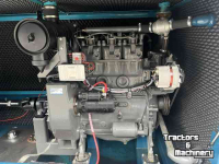 Moteur / Pompe stationair  onderstel geluid gedempt , MWM 3 cilinder