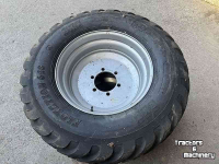 Roues, Pneus, Jantes, Barillets Jumelage BKT 400/60-22.5 op wiel  6 gts ET-50