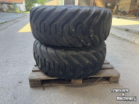 Roues, Pneus, Jantes, Barillets Jumelage BKT BKT - 400/60-22.5 op wiel  6 gts ET-50