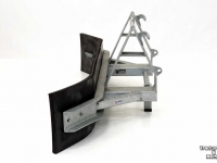 Rabot caoutchouc Qmac Rubberschuif 270 met EURO aankoppeling Erfschuif / Modderschuif /