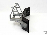 Rabot caoutchouc Qmac Rubberschuif 270 met EURO aankoppeling Erfschuif / Modderschuif /