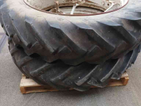 Roues, Pneus, Jantes, Barillets Jumelage  stel dubbellucht wielen 13.6-38