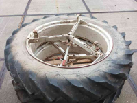 Roues, Pneus, Jantes, Barillets Jumelage  stel dubbellucht wielen 13.6-38