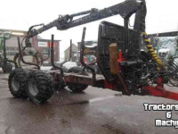 Véhicule tracté arracheuse forestière Farmi Vario 121 Uitrijwagen