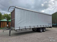 Remorque à bâche pour transport / Remorque de récolte trainé  V.d. Beucken Oogstwagen / Oogsttrailer / Zeilwagen