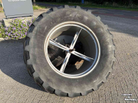 Roues, Pneus, Jantes, Barillets Jumelage Michelin 540/65R34 Dubbelucht