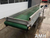 Convoyeur  8000X900 MM TRANSPORTBAND VLAKKE BAND FLAT BELT CONVEYOR BELT FLACHBAND FÖRDERBAND