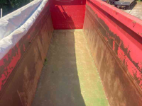 Remorque de tapis roulant + à fond poussant hydr. Krampe Bandit SB30