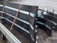 Rabot caoutchouc Roo Rubber Vuilschuiver / Rubberschuif / Modderschuif / Erfschuif / Mestschuif met Lepelinsteek