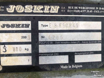 Aérateur de prairie Joskin Weidesleep beluchter EB660R4S