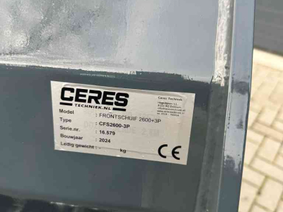 Lame niveleuse Ceres Frontschuif CFS 2600 3P