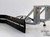 Rabot caoutchouc Qmac Modulo rubberschuif modderschuif Terex aanbouw