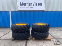 Chargeuse sur pneus telescopique Michelin 460/70R24 Band + velg JCB