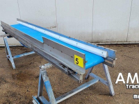 Convoyeur  Vlakke band 3350X440 TRANSPORTBAND VLAKKE BAND FLAT BELT CONVEYOR BELT FLACHBAND FÖRDERBAND