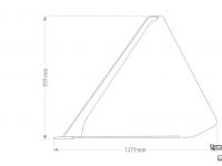Godets chargeur Qmac XL Grondbak Volumebak Schepbak Laadbak 240cm