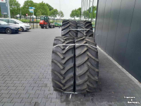 Roues, Pneus, Jantes, Barillets Jumelage Mitas 540/65R38 & 440/65R28