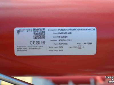 Herse rotative Kverneland M SERIE