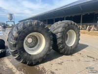 Roues, Pneus, Jantes, Barillets Jumelage Michelin Mega X BIB 1050/50R32