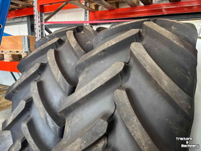 Roues, Pneus, Jantes, Barillets Jumelage Bridgestone VF 600/65r28 VF 710/70r38