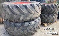 Roues, Pneus, Jantes, Barillets Jumelage Michelin VF650/85R38 Axiobib
